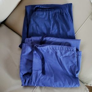 Navy blue scrub pants